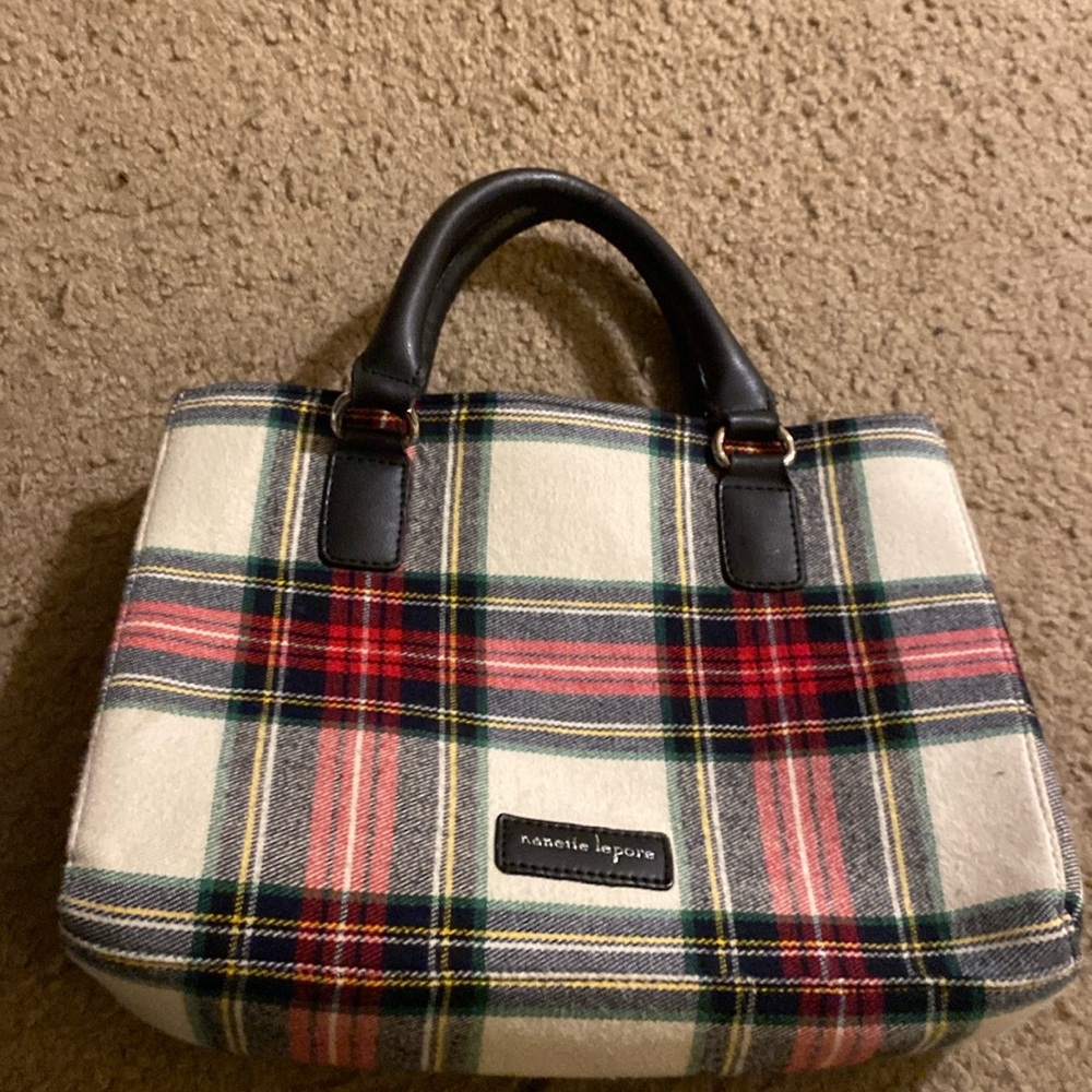 Nanette Lepore Tartan Plaid Purse.